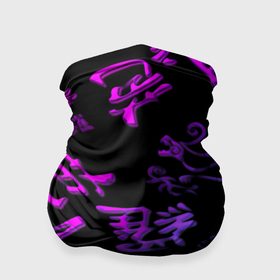 Бандана-труба 3D с принтом Tokyos Revenge neon logo в Петрозаводске, 100% полиэстер, ткань с особыми свойствами — Activecool | плотность 150‒180 г/м2; хорошо тянется, но сохраняет форму | 