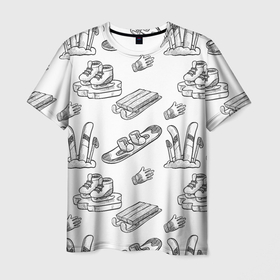 Мужская футболка 3D с принтом Покатушки в Петрозаводске, 100% полиэфир | прямой крой, круглый вырез горловины, длина до линии бедер | Тематика изображения на принте: 