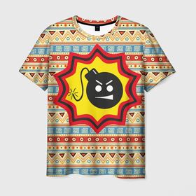 Мужская футболка 3D с принтом Serious Sam Egypt в Екатеринбурге, 100% полиэфир | прямой крой, круглый вырез горловины, длина до линии бедер | Тематика изображения на принте: 