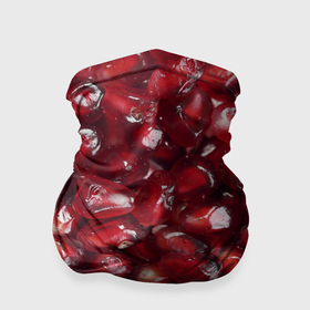 Бандана-труба 3D с принтом Красные зёрна граната в Белгороде, 100% полиэстер, ткань с особыми свойствами — Activecool | плотность 150‒180 г/м2; хорошо тянется, но сохраняет форму | 