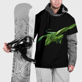 Накидка на куртку 3D с принтом Мудрый сказочный дракон в Курске, 100% полиэстер |  | 