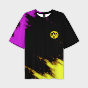 Мужская футболка oversize 3D с принтом Borussia Dortmund sport ,  |  | 