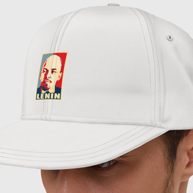 Кепка снепбек с прямым козырьком с принтом Владимир Ильич  Ленин , хлопок 100% |  | 