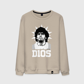 Мужской свитшот хлопок с принтом Dios Diego Maradona в Санкт-Петербурге, 100% хлопок |  | 