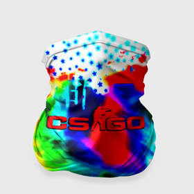Бандана-труба 3D с принтом Counter strike winter color game в Курске, 100% полиэстер, ткань с особыми свойствами — Activecool | плотность 150‒180 г/м2; хорошо тянется, но сохраняет форму | 
