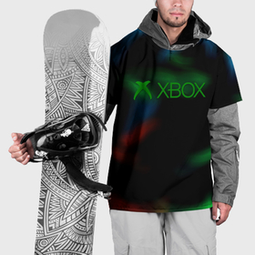 Накидка на куртку 3D с принтом Xbox fire microsoft в Кировске, 100% полиэстер |  | 