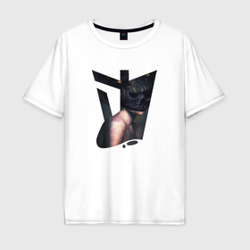 Мужская футболка хлопок Oversize с принтом Within Temptation logo skull в Екатеринбурге, 100% хлопок | свободный крой, круглый ворот, “спинка” длиннее передней части | Тематика изображения на принте: 