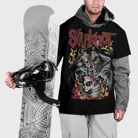Накидка на куртку 3D с принтом Slipknot   злодей в Белгороде, 100% полиэстер |  | Тематика изображения на принте: 
