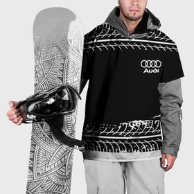 Накидка на куртку 3D с принтом Audi sportcolor в Санкт-Петербурге, 100% полиэстер |  | 