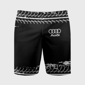 Мужские шорты спортивные с принтом Audi sportcolor в Санкт-Петербурге,  |  | 