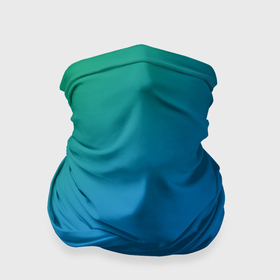 Бандана-труба 3D с принтом Зеленый и синий диагональный градиент в Курске, 100% полиэстер, ткань с особыми свойствами — Activecool | плотность 150‒180 г/м2; хорошо тянется, но сохраняет форму | 