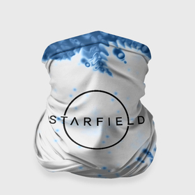 Бандана-труба 3D с принтом Starfield blue space в Кировске, 100% полиэстер, ткань с особыми свойствами — Activecool | плотность 150‒180 г/м2; хорошо тянется, но сохраняет форму | 