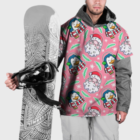 Накидка на куртку 3D с принтом Персонажи новогодние в Кировске, 100% полиэстер |  | Тематика изображения на принте: 