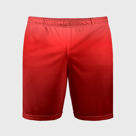 Мужские шорты спортивные с принтом Кроваво красный градиент в Тюмени,  |  | 