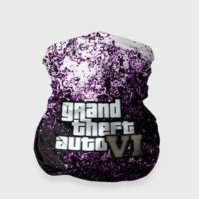 Бандана-труба 3D с принтом Grand Theft Auto 6 vice city в Санкт-Петербурге, 100% полиэстер, ткань с особыми свойствами — Activecool | плотность 150‒180 г/м2; хорошо тянется, но сохраняет форму | 