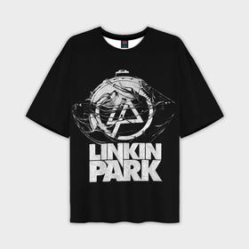 Мужская футболка oversize 3D с принтом Linkin Park рэп метал ,  |  | 