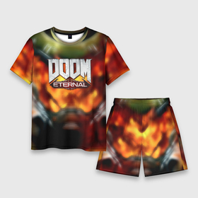Мужской костюм с шортами 3D с принтом Doom eternal games ,  |  | 