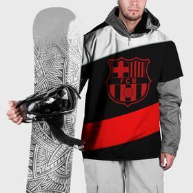 Накидка на куртку 3D с принтом Barcelona stripes sport в Петрозаводске, 100% полиэстер |  | Тематика изображения на принте: 
