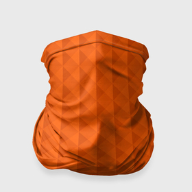 Бандана-труба 3D с принтом Объёмные пирамиды сочный апельсиновый , 100% полиэстер, ткань с особыми свойствами — Activecool | плотность 150‒180 г/м2; хорошо тянется, но сохраняет форму | 