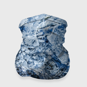 Бандана-труба 3D с принтом Зимний ледяной покров в Курске, 100% полиэстер, ткань с особыми свойствами — Activecool | плотность 150‒180 г/м2; хорошо тянется, но сохраняет форму | 