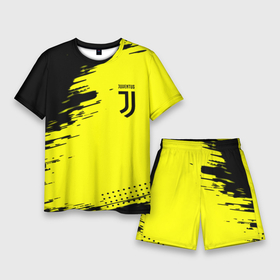 Мужской костюм с шортами 3D с принтом Juventus спортивные краски ,  |  | Тематика изображения на принте: 