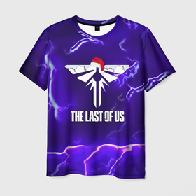Мужская футболка 3D с принтом The last of us storm ney year в Санкт-Петербурге, 100% полиэфир | прямой крой, круглый вырез горловины, длина до линии бедер | 