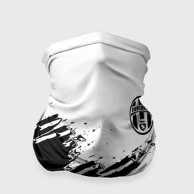 Бандана-труба 3D с принтом Juventus black sport texture , 100% полиэстер, ткань с особыми свойствами — Activecool | плотность 150‒180 г/м2; хорошо тянется, но сохраняет форму | 
