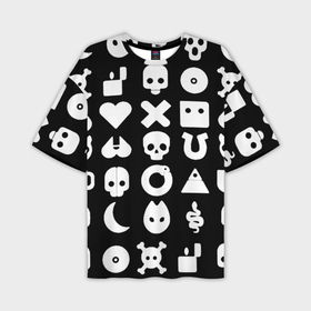 Мужская футболка oversize 3D с принтом Любовь смерть и роботы паттерн в Белгороде,  |  | 