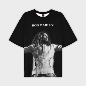 Мужская футболка oversize 3D с принтом Боб Марли музыкант в Екатеринбурге,  |  | 