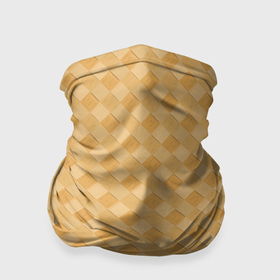Бандана-труба 3D с принтом Текстура лаптевого плетения в Кировске, 100% полиэстер, ткань с особыми свойствами — Activecool | плотность 150‒180 г/м2; хорошо тянется, но сохраняет форму | 