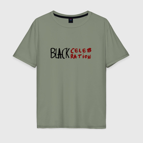 Мужская футболка хлопок Oversize с принтом Depeche Mode   Black Celebration font , 100% хлопок | свободный крой, круглый ворот, “спинка” длиннее передней части | 