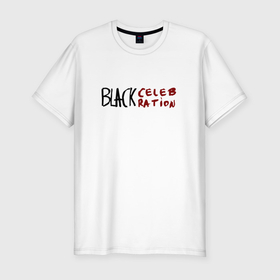 Мужская футболка хлопок Slim с принтом Depeche Mode   Black Celebration font в Курске, 92% хлопок, 8% лайкра | приталенный силуэт, круглый вырез ворота, длина до линии бедра, короткий рукав | Тематика изображения на принте: 