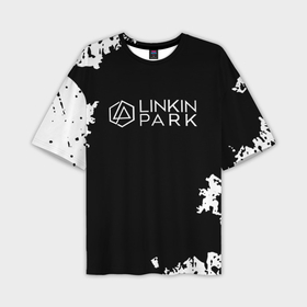 Мужская футболка oversize 3D с принтом Linkin Park рок бенд ,  |  | 