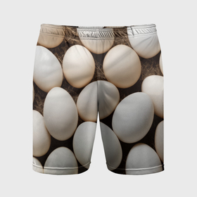 Мужские шорты спортивные с принтом Большие куриные яйца ,  |  | 