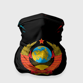 Бандана-труба 3D с принтом Моя страна СССР краски в Екатеринбурге, 100% полиэстер, ткань с особыми свойствами — Activecool | плотность 150‒180 г/м2; хорошо тянется, но сохраняет форму | 