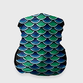 Бандана-труба 3D с принтом Чешуя морского чудовища в Екатеринбурге, 100% полиэстер, ткань с особыми свойствами — Activecool | плотность 150‒180 г/м2; хорошо тянется, но сохраняет форму | 