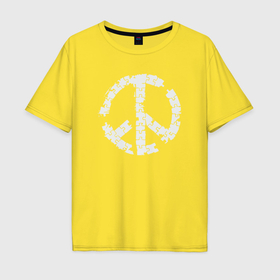 Мужская футболка хлопок Oversize с принтом Пазл мира в Курске, 100% хлопок | свободный крой, круглый ворот, “спинка” длиннее передней части | Тематика изображения на принте: 