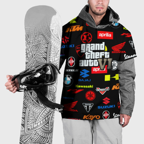 Накидка на куртку 3D с принтом GTA6 автобренды в Кировске, 100% полиэстер |  | Тематика изображения на принте: 