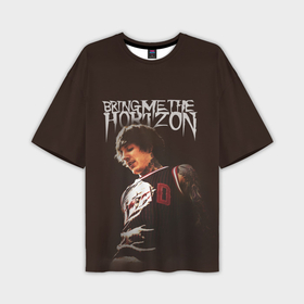 Мужская футболка oversize 3D с принтом Oli Sykes   Bring Me the Horizon в Белгороде,  |  | 