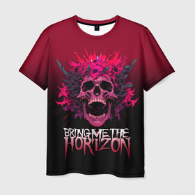 Мужская футболка 3D с принтом Bring Me the Horizon   rock band в Тюмени, 100% полиэфир | прямой крой, круглый вырез горловины, длина до линии бедер | 