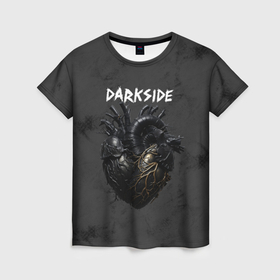 Женская футболка 3D с принтом Bring Me the Horizon   darkside в Кировске, 100% полиэфир ( синтетическое хлопкоподобное полотно) | прямой крой, круглый вырез горловины, длина до линии бедер | Тематика изображения на принте: 