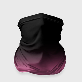 Бандана-труба 3D с принтом Черно розовый градиент в Тюмени, 100% полиэстер, ткань с особыми свойствами — Activecool | плотность 150‒180 г/м2; хорошо тянется, но сохраняет форму | 