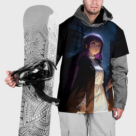 Накидка на куртку 3D с принтом Ферн   темной ночью в Тюмени, 100% полиэстер |  | Тематика изображения на принте: 