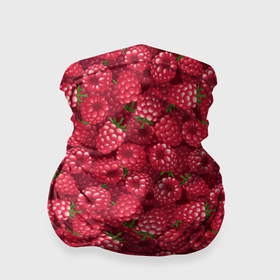 Бандана-труба 3D с принтом Малина ягода , 100% полиэстер, ткань с особыми свойствами — Activecool | плотность 150‒180 г/м2; хорошо тянется, но сохраняет форму | 