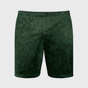 Мужские шорты спортивные с принтом Насыщенный зелёный текстура в Санкт-Петербурге,  |  | 