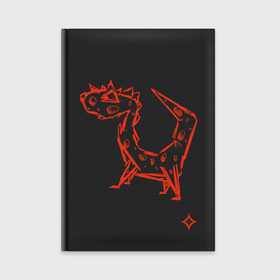 Ежедневник с принтом Драко красный  на обложку в Тюмени,  |  | Тематика изображения на принте: 