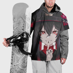 Накидка на куртку 3D с принтом Genshin Impact Ху Тао в Курске, 100% полиэстер |  | Тематика изображения на принте: 