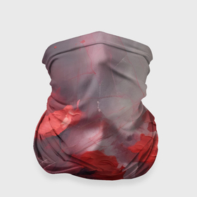 Бандана-труба 3D с принтом Красные маки   живопись в Белгороде, 100% полиэстер, ткань с особыми свойствами — Activecool | плотность 150‒180 г/м2; хорошо тянется, но сохраняет форму | 