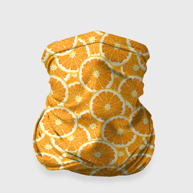 Бандана-труба 3D с принтом Ломтики апельсина в Белгороде, 100% полиэстер, ткань с особыми свойствами — Activecool | плотность 150‒180 г/м2; хорошо тянется, но сохраняет форму | 