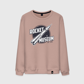 Мужской свитшот хлопок с принтом Музей ракет , 100% хлопок |  | 